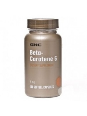 BETA CAROTENE 6 mg. 100 capsules