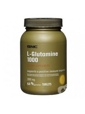 L-glutamine 1000 mg. 50 capsules