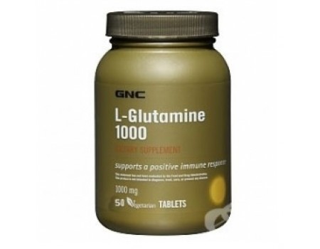 L-glutamine 1000 mg. 50 capsules