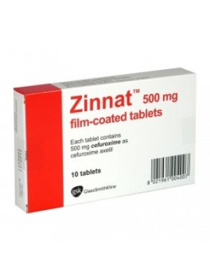 Zinnat . 500 mg. 10 tablets