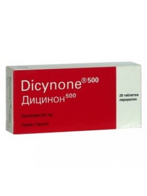 DICYNONE table. 500 mg. 20 table