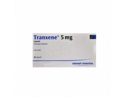 TRANXENE 5 mg. 30 capsules