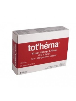TOTHEMA 10 ml. 20 ampoules