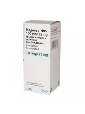 MADOPAR HBS caps. 100/25 100 caps