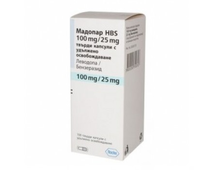MADOPAR HBS caps. 100/25 100 caps