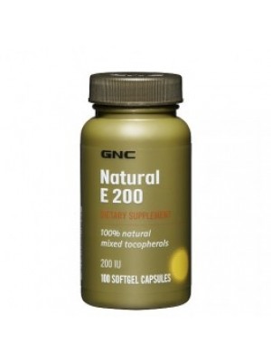 VITAMIN E 200 mg. 100 capsules