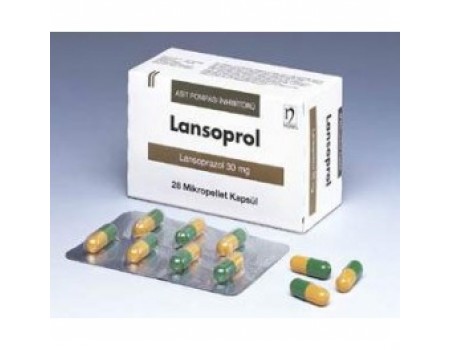 LANSOPROL 30 mg. 28 tablets