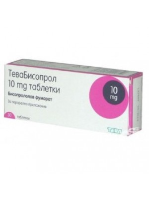 TEVABISOPROLOL 10 mg. 30 tablets