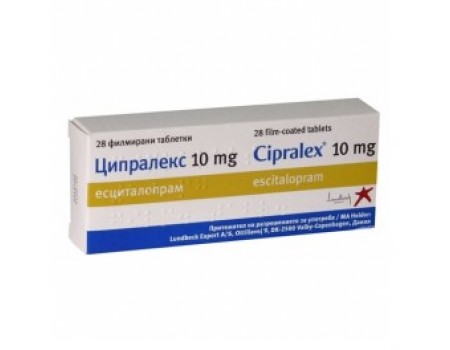 CIPRALEX . 10 mg. 28 tablets