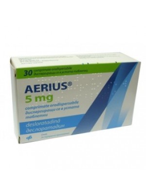 AERIUS dispersible tablets 5 mg. 30 table