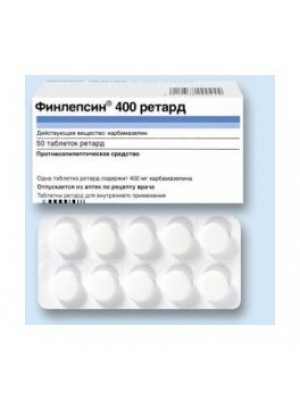 FINLEPSIN retard 400 mg. 50 tablets