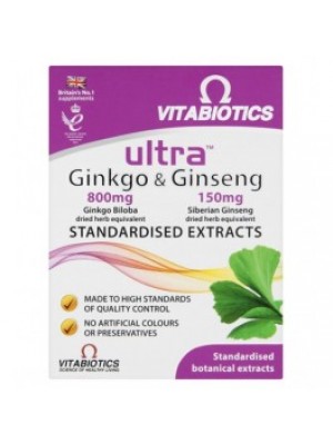 ULTRA Ginkgo and Ginseng 60 tablets