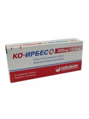 Co-IRBESO table. 300 mg. / 12.5 mg. 30 table