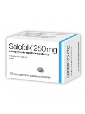 SALOFALK 250 mg. 100 tablets