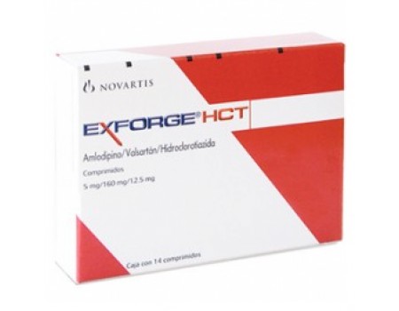 EXFORGE HCT 10 mg. / 160 mg. / 12.5 mg. 14 tablets
