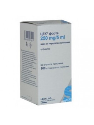 CEC FORTE 250 mg. / 5 ml. 100 ml.