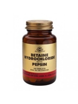 BETAINE HYDROCHLORIDE PEPSIN 100 tablets
