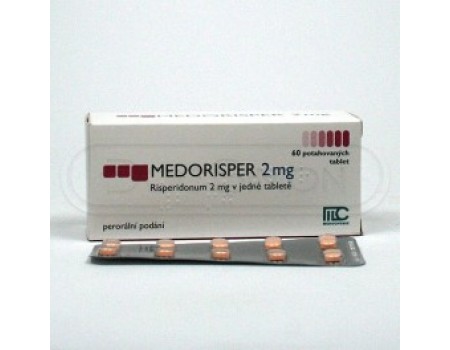MEDORISPER 2 mg. 20 tablets