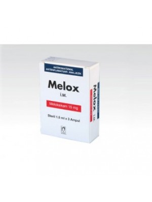 MELOX 10 mg. 1.5 ml. 5 ampoules