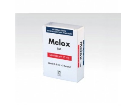 MELOX 10 mg. 1.5 ml. 5 ampoules
