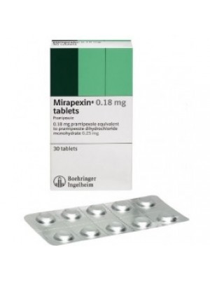 MIRAPEXIN 0.18 mg. 30 tablets