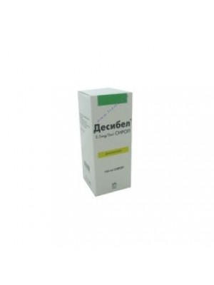 DESIBEL syrup 2.5 mg. / 5 ml. 150 ml.