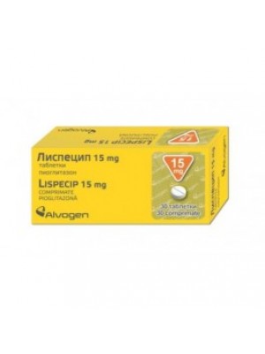 LISPECIP 30 mg. 30 tablets