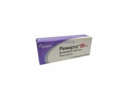 REMIRTA 45 mg. 30 tablets