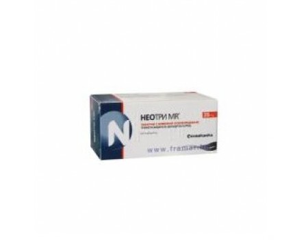 NEOTRI MR 35 mg. 60 tablets