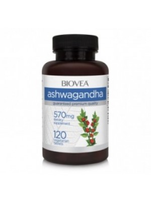 Ashwagandha 570 mg. 120 tablets