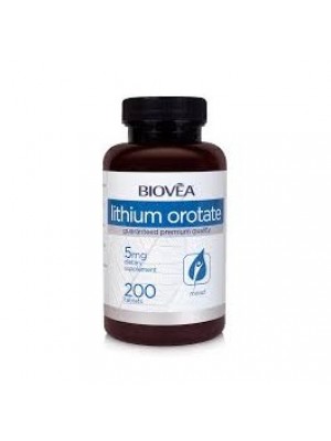 Lithium orotate 5 mg. 200 tablets