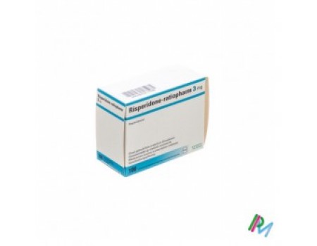 Risperidone 3 mg. 20 tablets