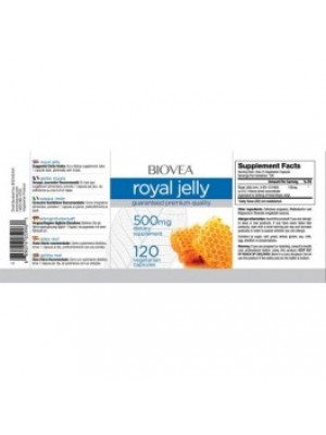 Royal Jelly 500mg. 120 capsules