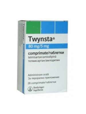 Twynsta 80 mg. / 5 mg .28 tablets