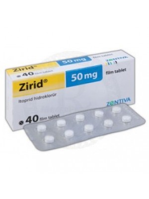 ZIRID 50 mg. 40 tablets