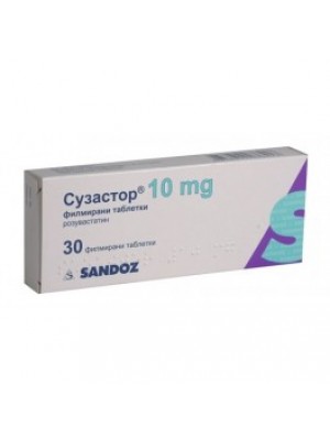 SUZASTOR 10 mg. 30 tablets