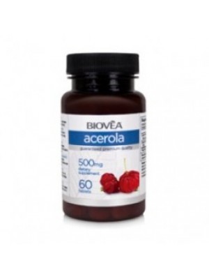 Acerola 500 mg. 60 tablets