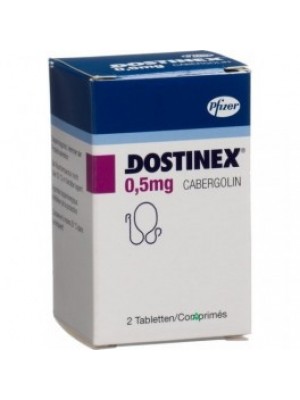DOSTINEX 0.5 mg. 2 tablets