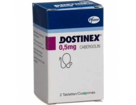 DOSTINEX 0.5 mg. 2 tablets