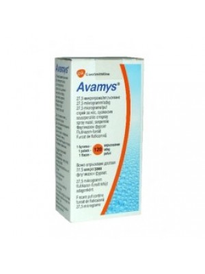 AVAMYS 27.5mkg nasal spray. - 120 doses