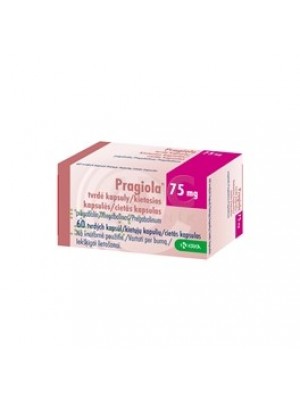 PRAGIOLA 75 mg. 60 capsules