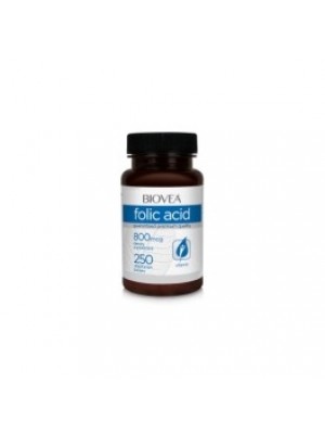 Folic Acid 800 mcg. 250 tablets