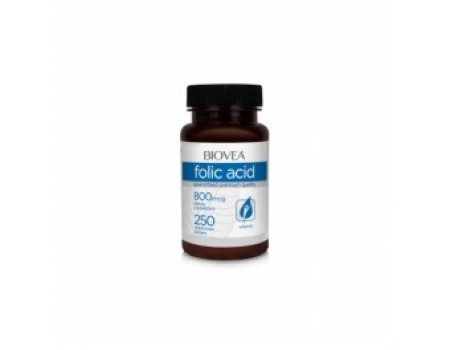Folic Acid 800 mcg. 250 tablets