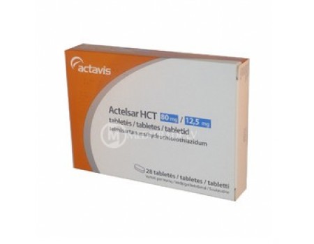 Actelsar HCT 80 mg.25 mg. 28 tablets