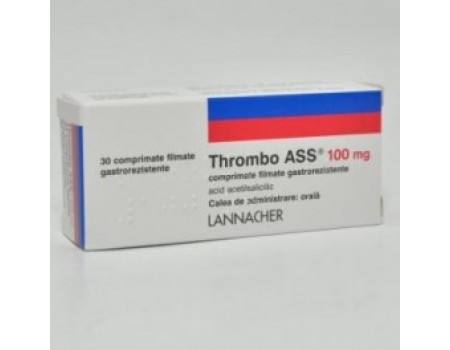 Thrombo ASS 100 mg. 30 tablets