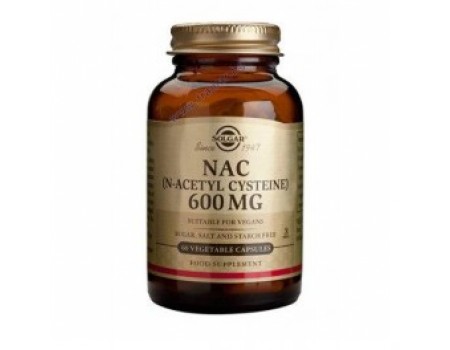 N - ACETYL CYSTEINE 600 mg. 60 capsules