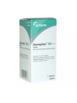 DEMEPHAN syrup 3,42 mg/ml. 100 ml. 