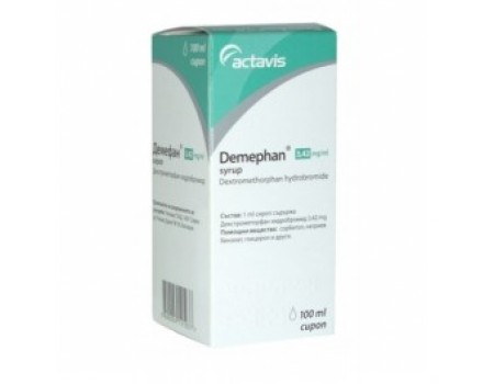 DEMEPHAN syrup 3,42 mg/ml. 100 ml. 