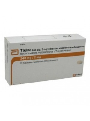 Tarka 240 mg. / 2 mg. 28 capsules