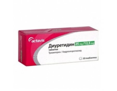 DIURETIDIN 25 mg. 50 tablets